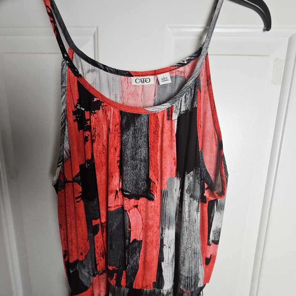 CATO Women Multicolor Vivid Sundress Size Large - Picture 3 of 13